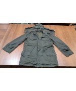 Куртка с капюшоном м-65 армии Греции, олива, как новая