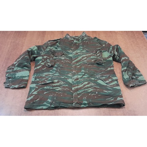 Уценка куртка утеплённая армии Греции, lizard pattern, б/у