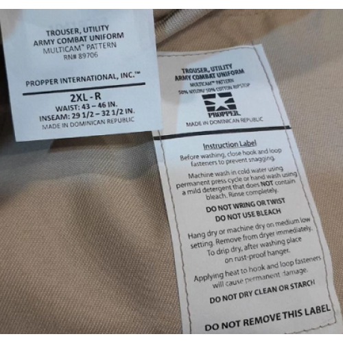 Брюки ACU NIR Propper, multicam, новые