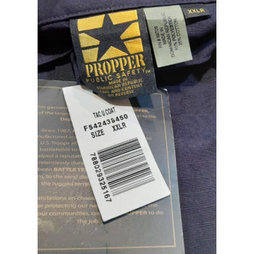 Китель TAC U COAT Propper Rip-Stop, тёмно-синий, новый