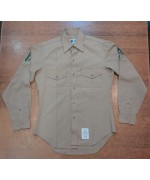 Рубашка армии США, хаки, б/у