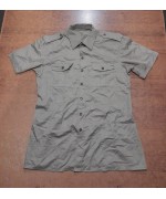 Рубашка с коротким рукавом армейская, бежевая, б/у хорошее состояние