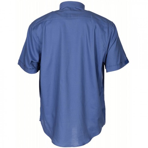 Рубашка с коротким рукавом армии Голландии, синяя, новая