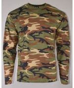 Футболка с длинным рукавом, woodland, новая