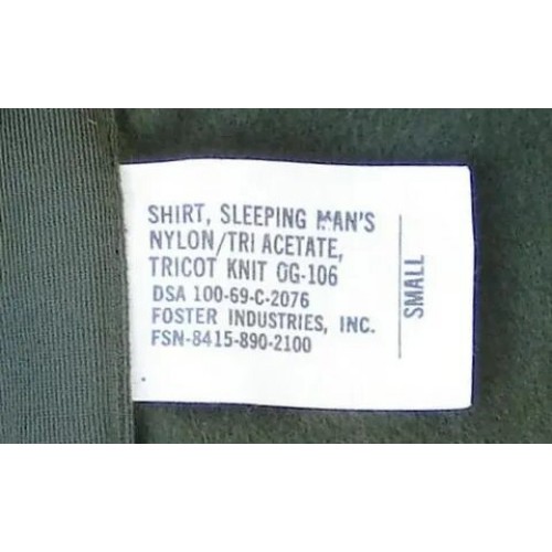 Тёплая рубашка армии США Sleeping Man's, олива, новая