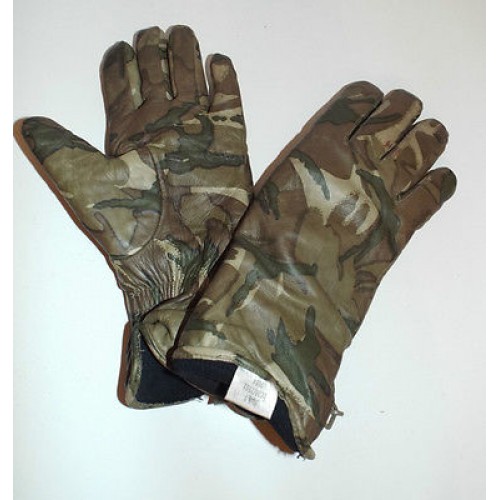 Перчатки кожаные утеплённые Combat Gloves MK II армии Великобритании, MTP, как новые