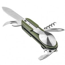 Многофункциональный перочинный нож 7 предметов, олива, новый 