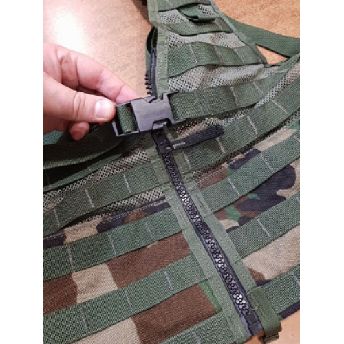 Разгрузочный жилет SDS ZIPPERED FLC VEST армии США, woodland, новый