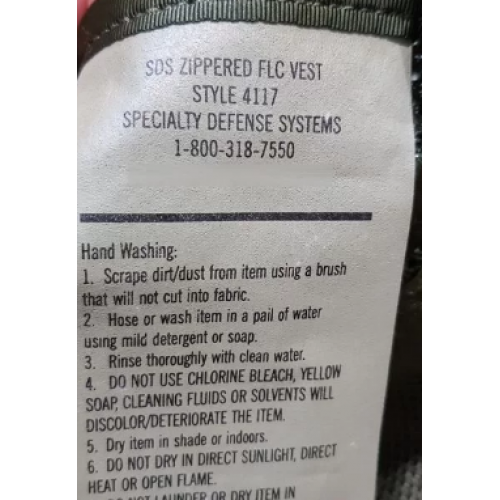 Разгрузочный жилет SDS ZIPPERED FLC VEST армии США, woodland, новый