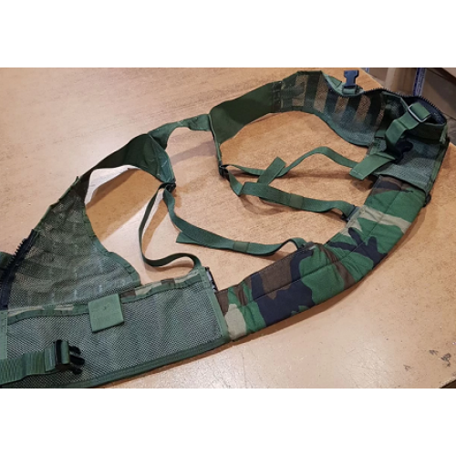 Разгрузочный жилет SDS ZIPPERED FLC VEST армии США, woodland, новый