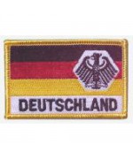 Нашивка "Flagge - BR Deutschland mit Adler", новая