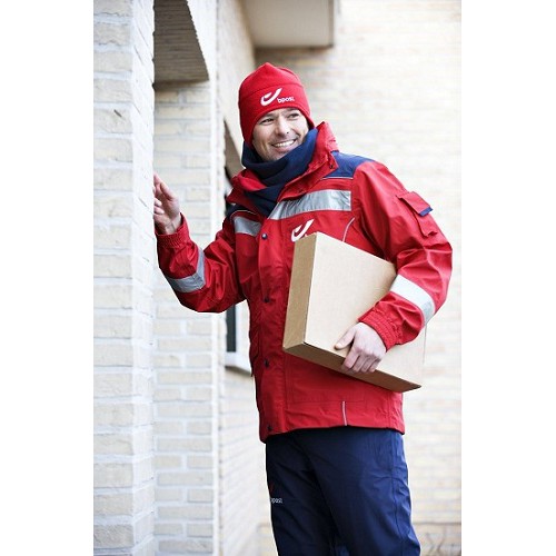 Куртка мембранная почтовой службы Бельгии BPOST, красная, новая