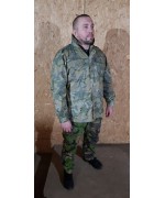 Непромокаемая куртка национальной гвардии Кипра, 4 color woodland, б/у отличное состояние