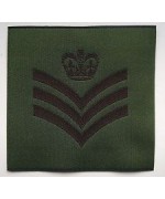 British Army Staff Sergeant's Rank Patch новая
