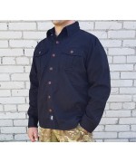 Рубашка утеплённая Casual Freedom, чёрная, новая