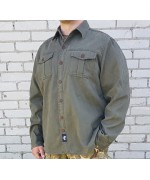 Рубашка утеплённая Casual Freedom, олива, новая
